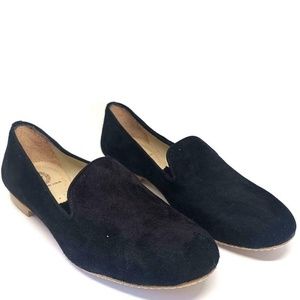 REVE D'UN JOUR Black Suede Flats Size 37 EU 6.5 US